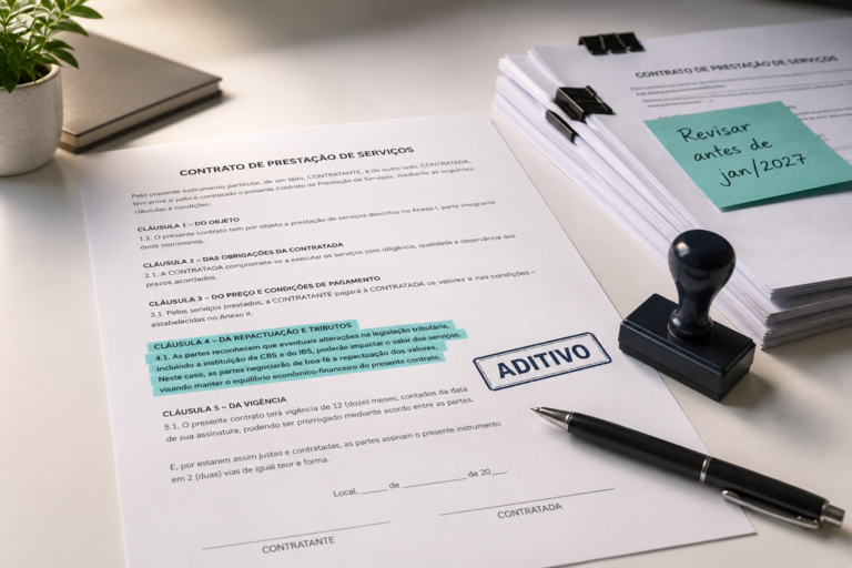 Contratos de prestação de serviço na reforma tributária: cláusulas que protegem sua margem
