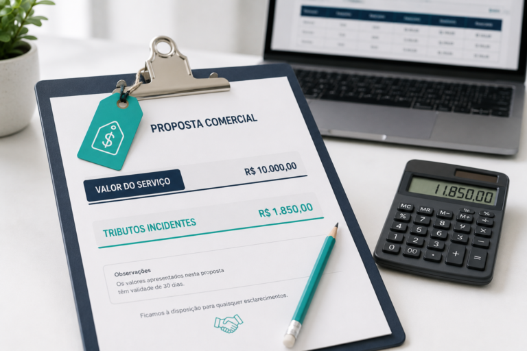 Como revisar seus preços com a CBS por fora (sem perder cliente e sem perder margem)