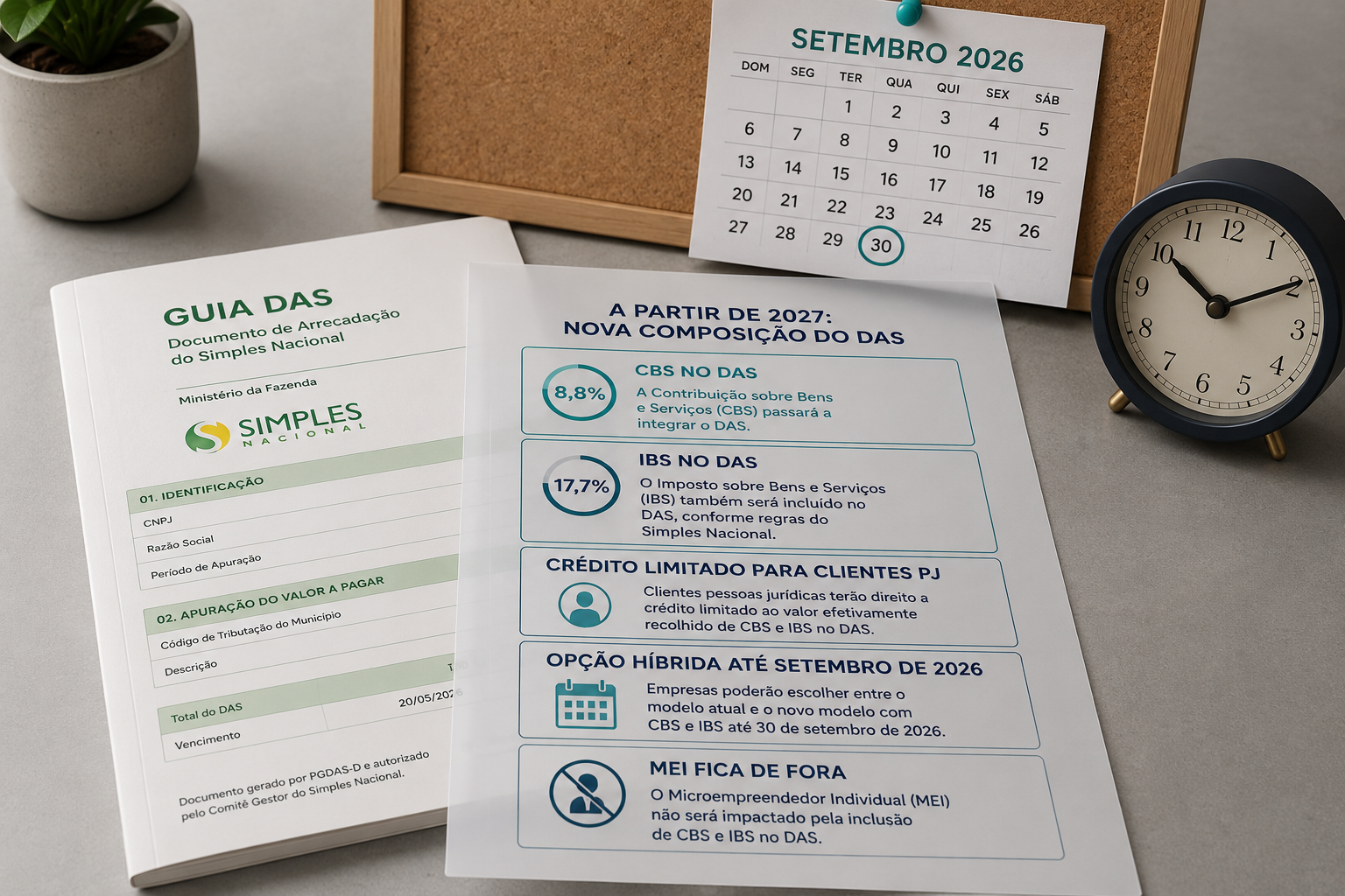 Simples Nacional na reforma tributária: o que muda a partir de 2027 para prestadores de serviço